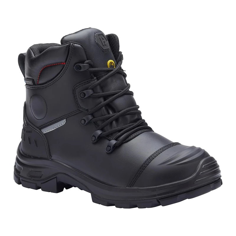 Blackrock 6" Metshield Composite ESD Waterproof Work Boots, Metatarsal S7L Protection, Ladder Grip, Heat-Resistant Sole, Mens Womens, Metal-Free Heavy-Duty Safety Boot, Size 12
