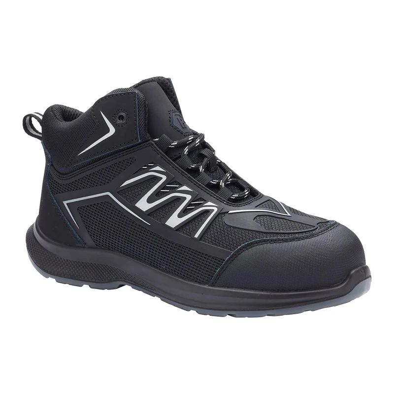 Blackrock Glide ESD Composite Safety Boots, S3L FO SR Water Resistant, Work Hiking Shoes, Slip-Resistant, Warehousing, Mens Womens, Anti-Static, Metal-Free Toe Cap, Wide Fit, Size 6