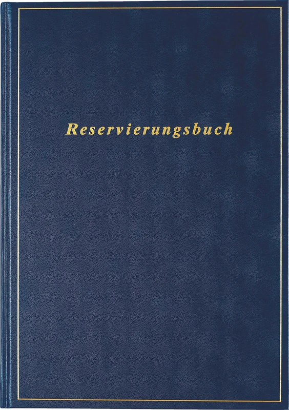 rido/idé Reservation Book 2026 | A4, Plastic, Dark Blue