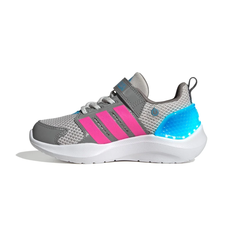 adidas Unisex Kids LIGHTORAMA Runner Shoes Children, Grey one/Lucid Pink/Lucid Aquamarine, 12 UK Child