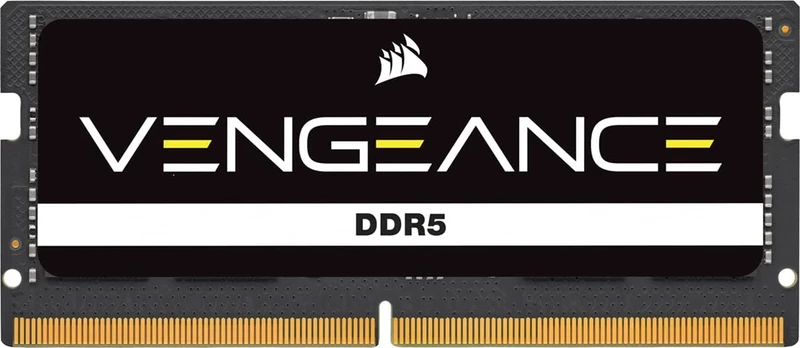 CORSAIR Vengeance SODIMM DDR5 RAM 48GB (1x48GB) 5600MHz CL48-48-48-90 1.1V Intel XMP 3.0 Laptop Memory – Black (CMSX48GX5M1A5600C48)