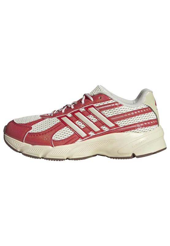 adidas Women's TECHNOCHAOS 2000 Shoes, Off White/Pearl met./Better Scarlet, 7 UK