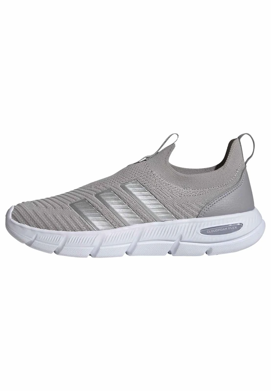 adidas Women's Cloudfoam Flex Sock Shoes, Grey Two/Silver met./Glory Grey, 6.5 UK