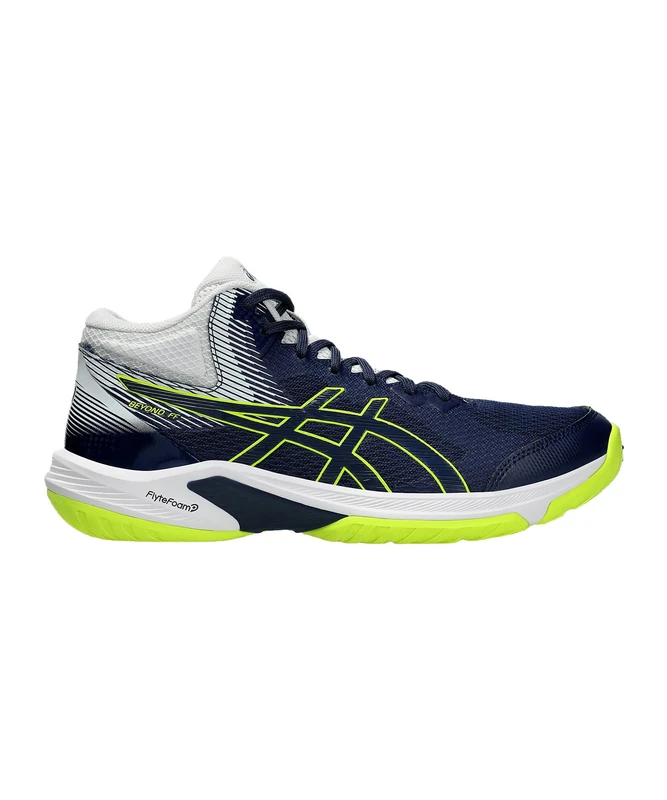 ASICS 1071A095-400 Contend 9 PS Men Blue Expanse/Safety Yellow UK 6.5