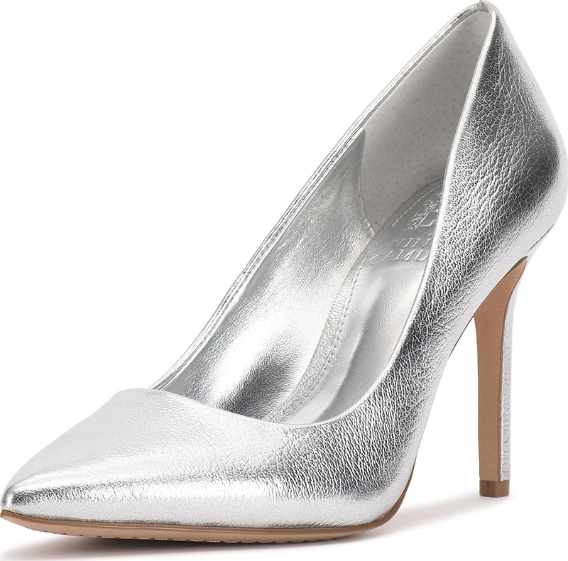 Vince Camuto Women's Savilla Pump, Lux Silver, 3.5 UK
