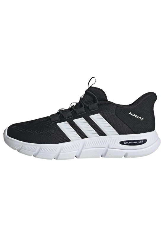 adidas Women's Cloudfoam Flex Laces Shoes, core Black/FTWR White/Silver met., 9 UK