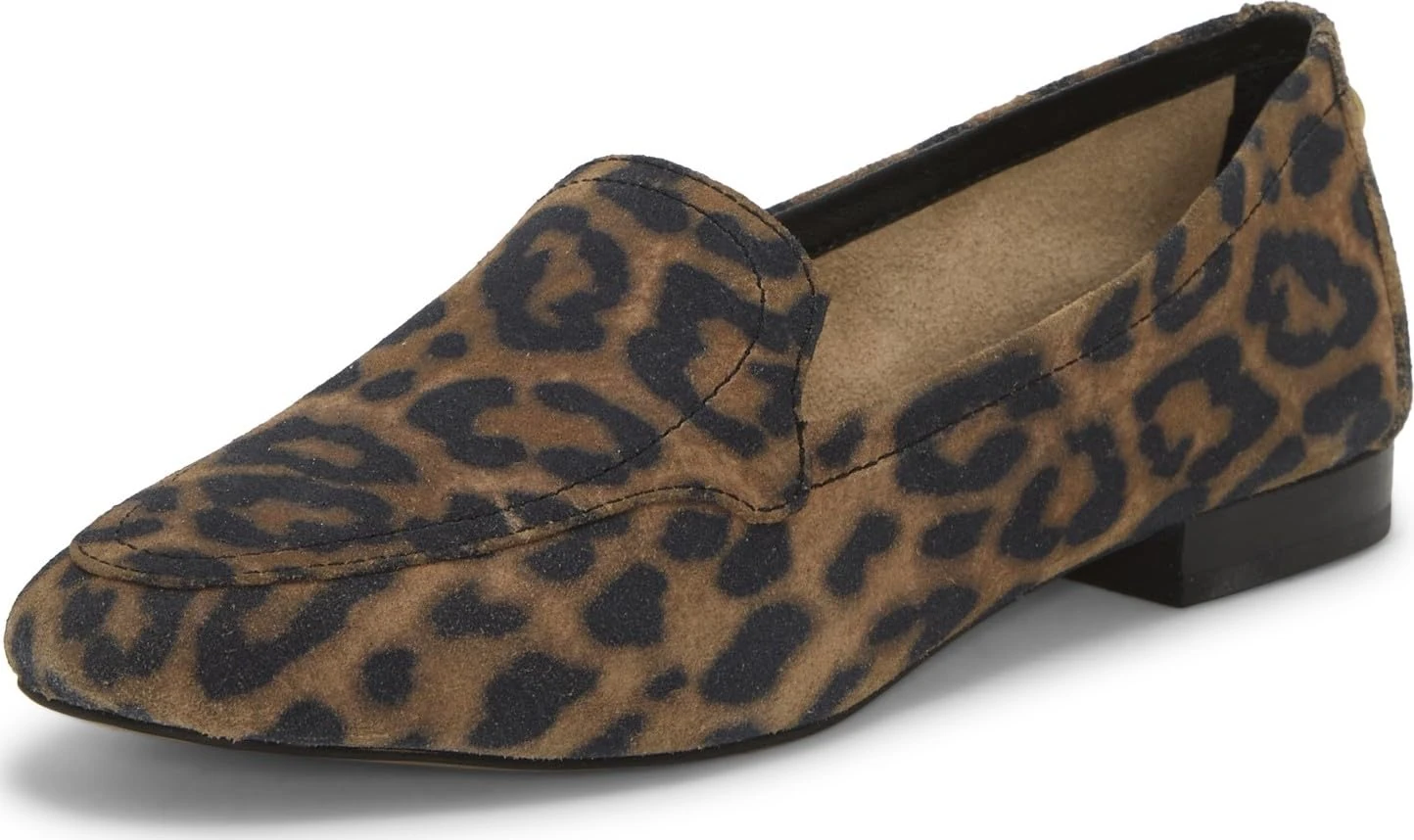 Vince Camuto Women's Cintha Loafer Flat, Leopard Print Suede, 6.5 UK