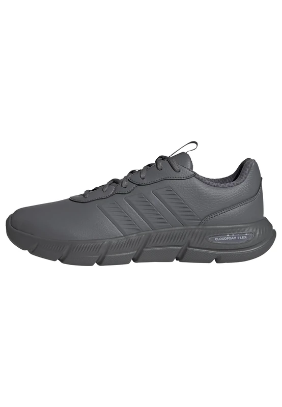 adidas Men's Cloudfoam Flex Laces Shoes, Grey Four/Grey Four/Grey Three, 12 UK