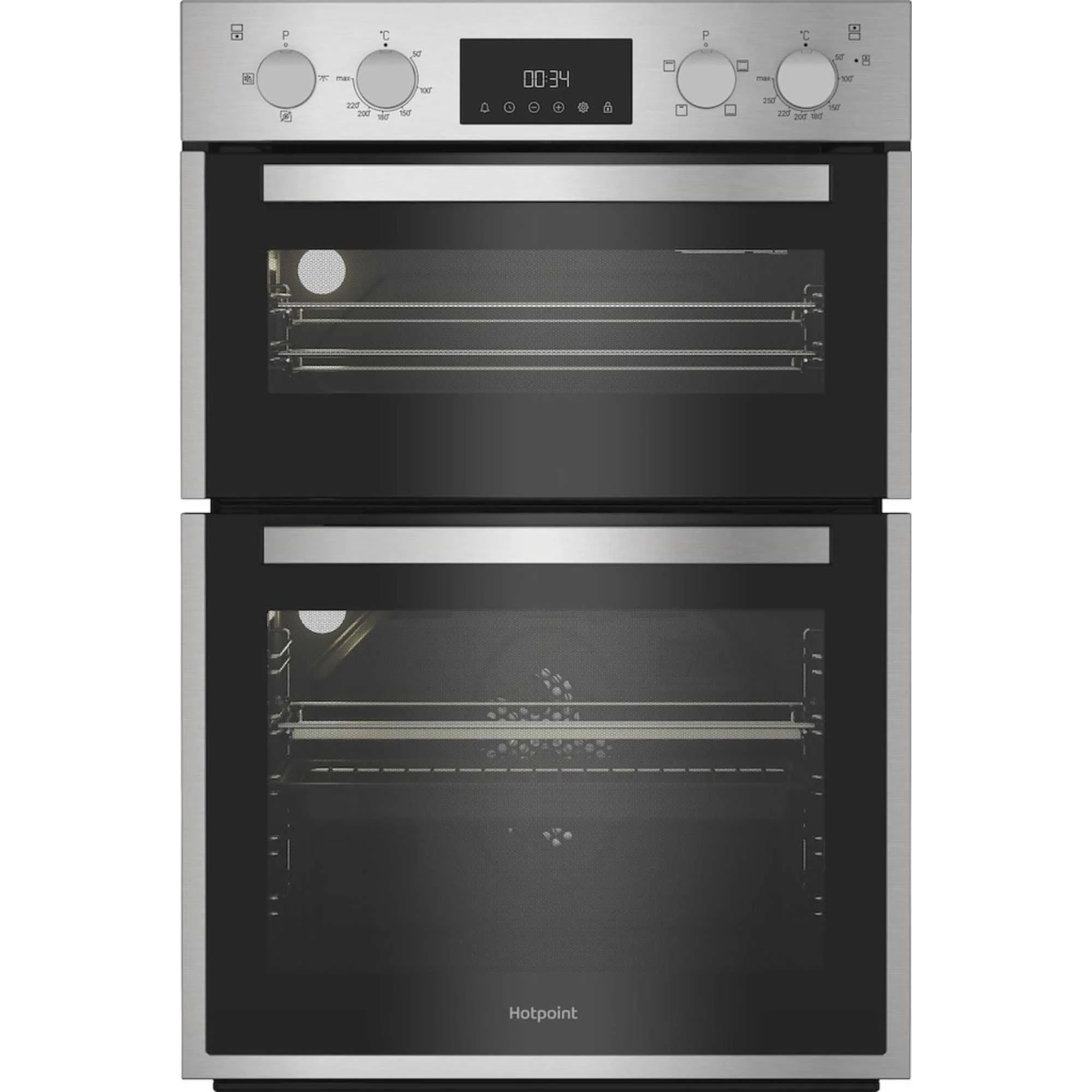 Hotpoint DIH 10D IX Built-In Double Oven - Stainless Steel