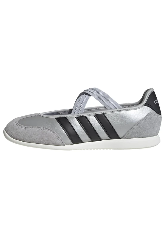 adidas Women's BARREDA Mary Jane Shoes, Silver met./core Black/Off White, 8.5 UK