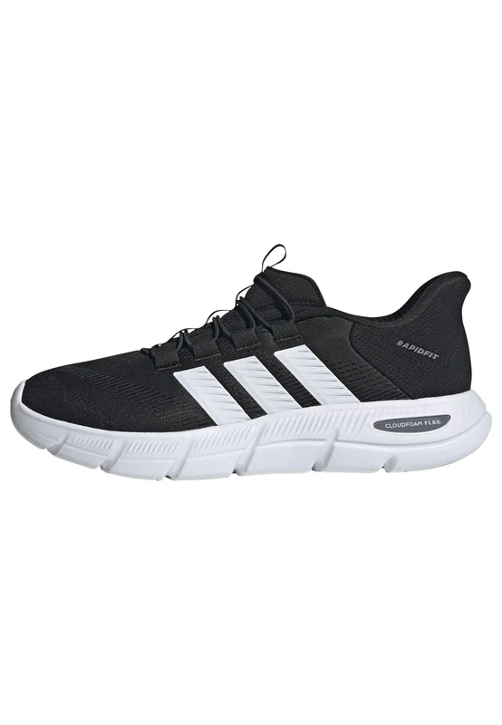 adidas Men's Cloudfoam Flex Laces Shoes, core Black/FTWR White/Grey Three, 8 UK