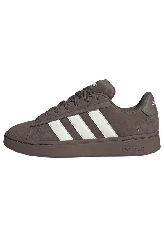 adidas Men's Grand Court Alpha 00S Shoes, Earth strata/Off White/Earth strata, 10 UK