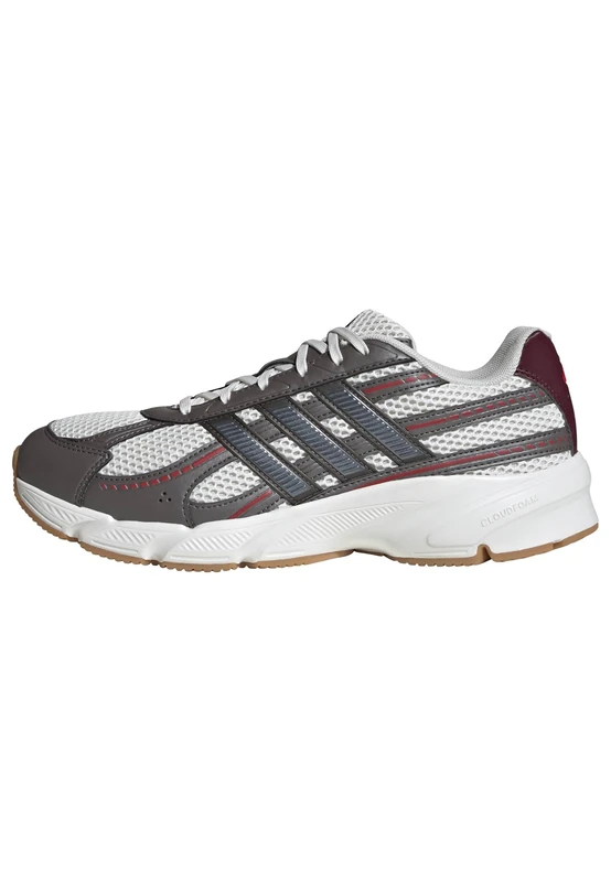 adidas Men's TECHNOCHAOS 2000 Shoes, core White/Trace Grey met./Better Scarlet, 12 UK