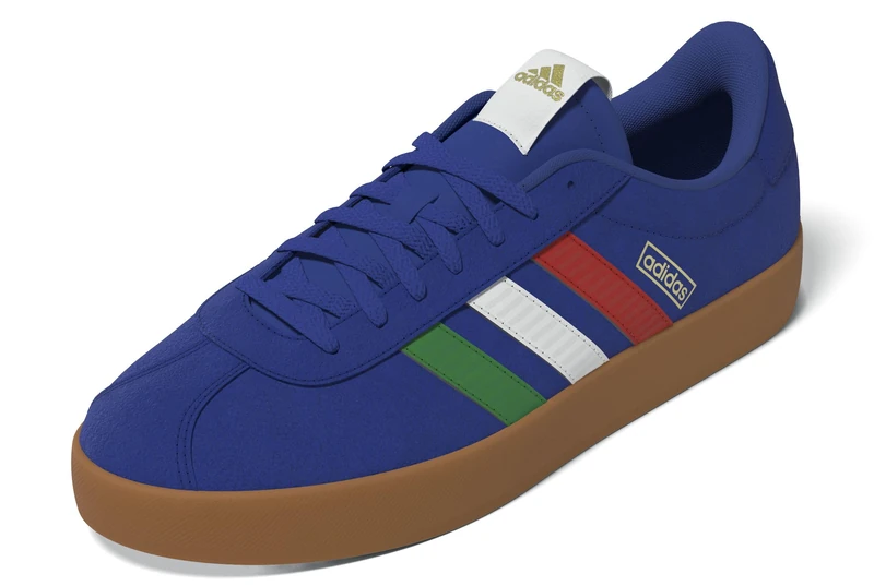 adidas Men's VL Court 3.0 Shoes, Bold Blue/Green/FTWR White, 7 UK