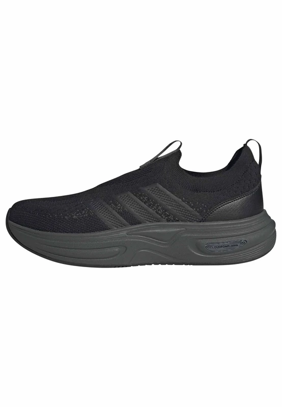adidas Men's Cloudfoam CUXXION Slip ON Shoes, core Black/Carbon/Grey six, 10.5 UK
