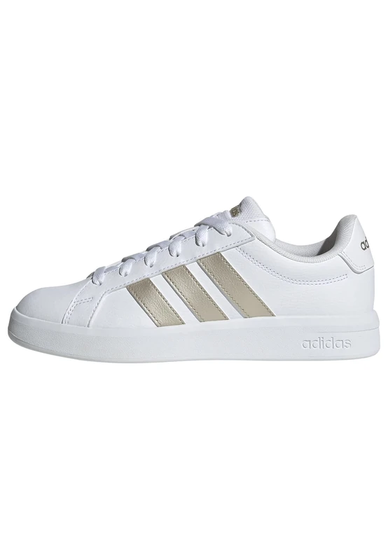 adidas Women's Grand Court Base 3.0 Shoes, FTWR White/Cyber met./FTWR White, 7 UK