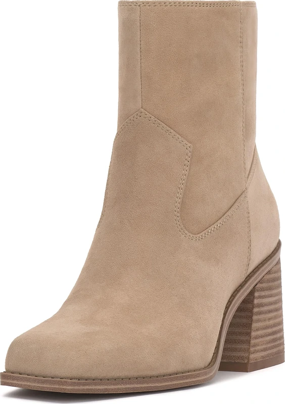 Vince Camuto Sybren Women's Ankle Boot - Tortilla Suede, 4 UK