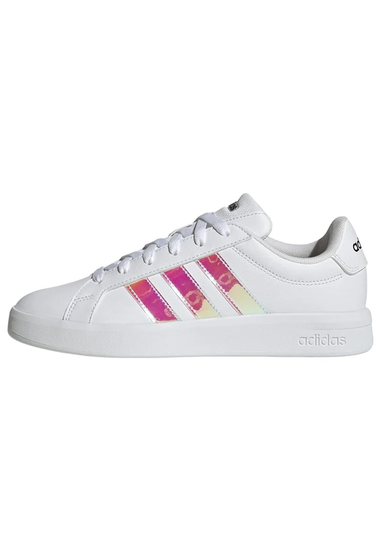 adidas Women's Grand Court Base 3.0 CHOES, FTWR White/FTWR White/core Black, 5.5 UK