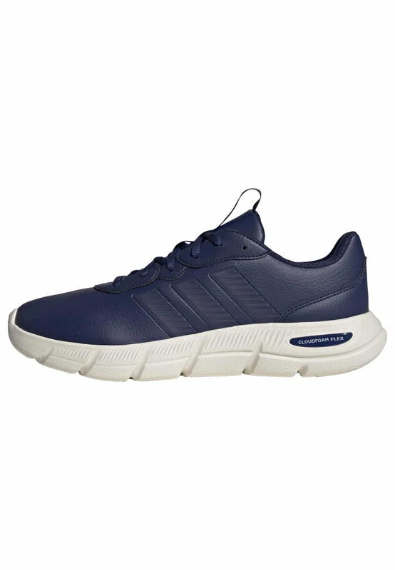adidas Men's Cloudfoam Flex Laces Shoes, Dark Blue/Dark Blue/Off White, 6 UK - Image 1