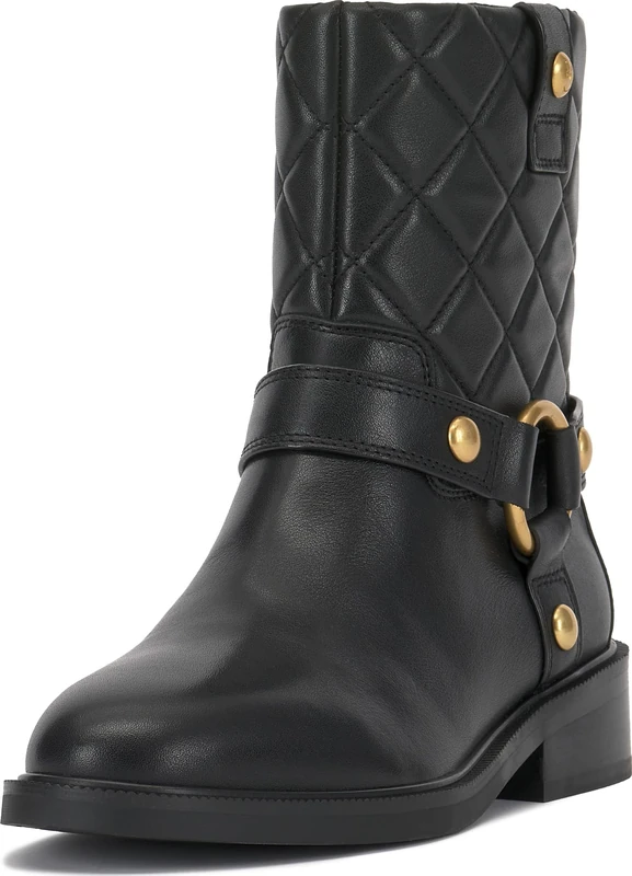 Vince Camuto Women's Amais-q Mid Calf Boot, Black Stitched, 9 UK