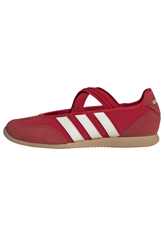 adidas Women's BARREDA Mary Jane Shoes, Better Scarlet/Off White/Gum 3, 4.5 UK