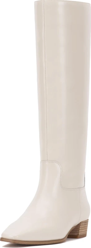Vince Camuto Women's Pavla2 Knee High Boot, Coconut Cream Wide Calf, 7 UK