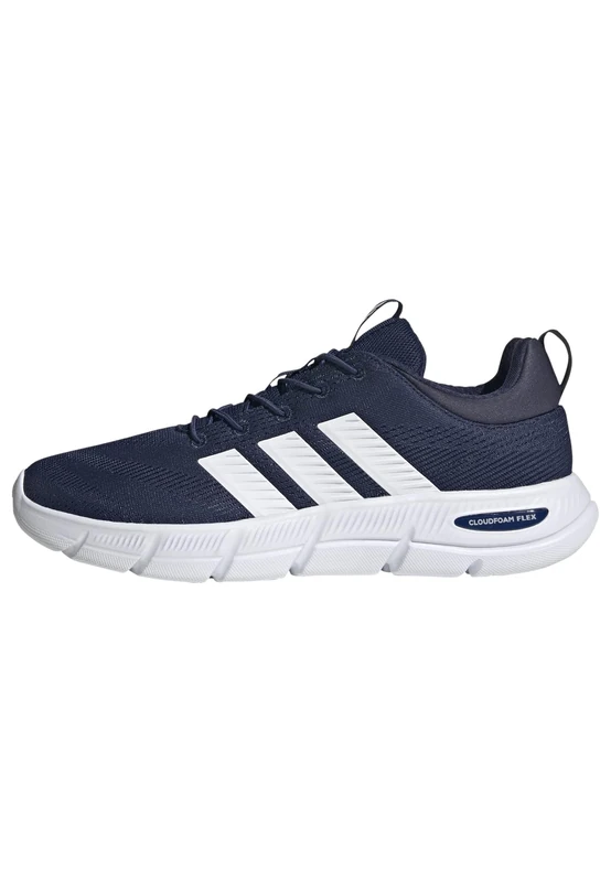 adidas Men's Cloudfoam Flex Elastic Laces Shoes, Dark Blue/FTWR White/Shadow Navy, 7.5 UK