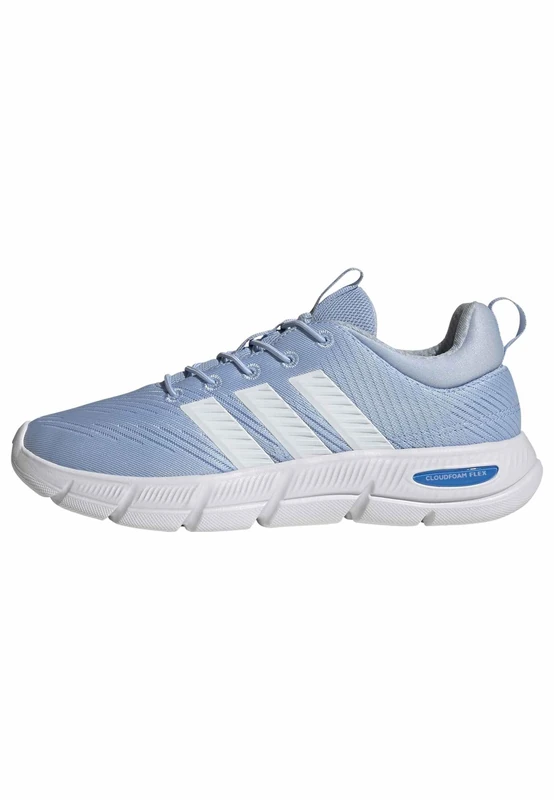 adidas Women's Cloudfoam Flex Elastic Laces Shoes, Glow Blue/Crystal White/Crystal Sky, 8.5 UK - Image 1