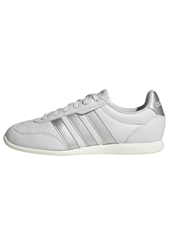 adidas Women's BARREDA LO Shoes, Crystal White/Silver met./Off White, 8 UK