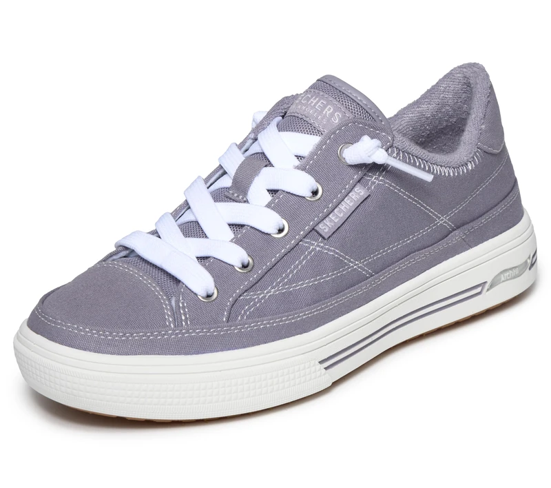 Skechers Women's Arcade Arch Fit-Arcata Sneaker, Purple, 10