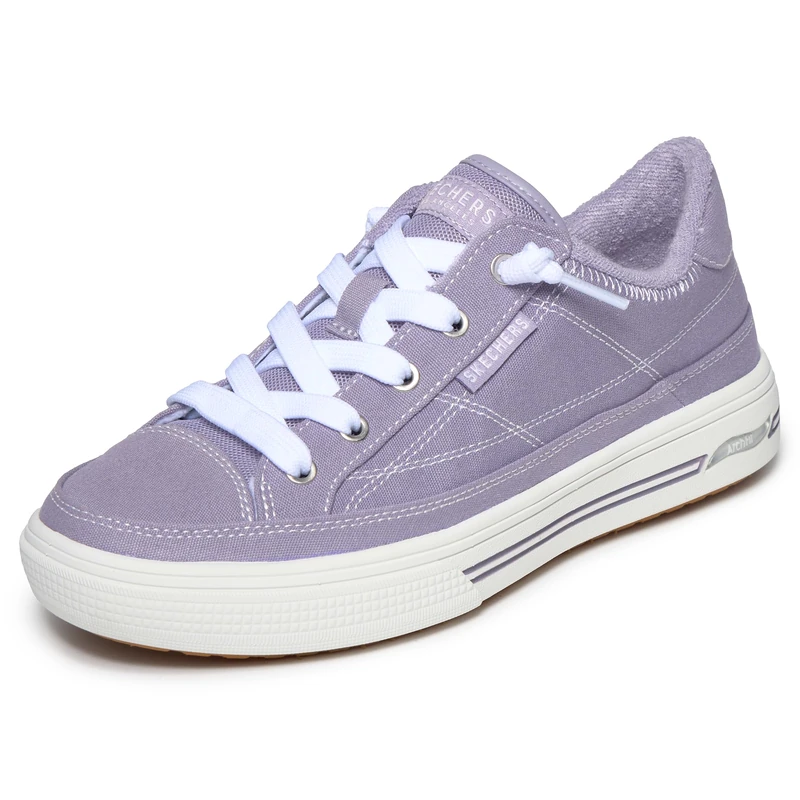 Skechers Women's Arcade Arch Fit-Arcata Sneaker, Purple, 5 UK