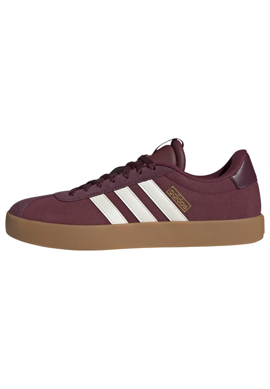 adidas Men's VL Court 3.0 Shoes, Shadow red/Off White/Maroon, 7 UK