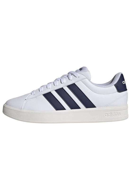 adidas Men's Grand Court 3.0 Shoes, FTWR White/Dark Blue/core White, 7 UK