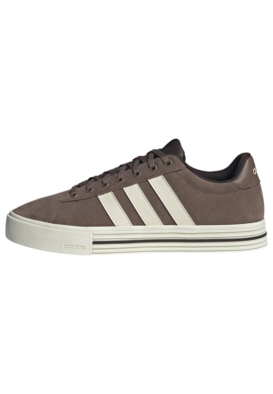 adidas Unisex Daily 4.0 Shoes, Earth strata/Off White/Aurora Coffee, 8.5 UK