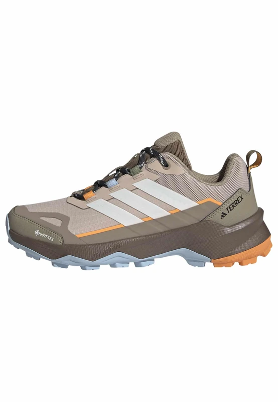 adidas Women's Terrex Skychaser AX5 Gore-TEX Hiking Shoes, Wonder Taupe/Off White/Glow Blue, 3.5 UK