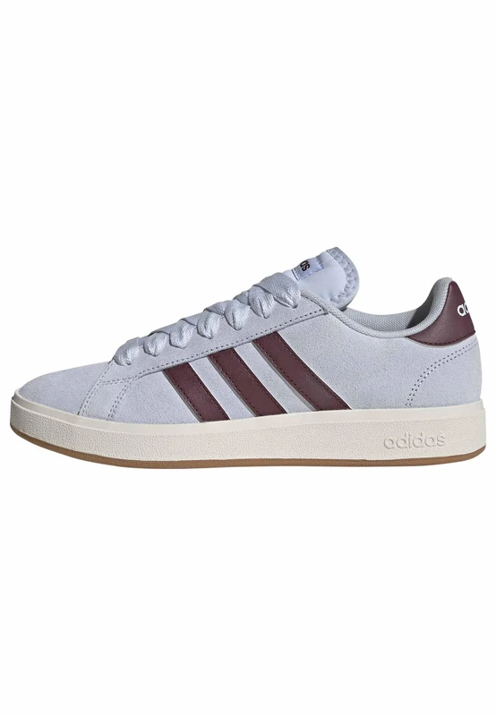 adidas Women's Grand Court Base 00s Shoes, Crystal Sky/Shadow red/GUM10, 7.5 UK