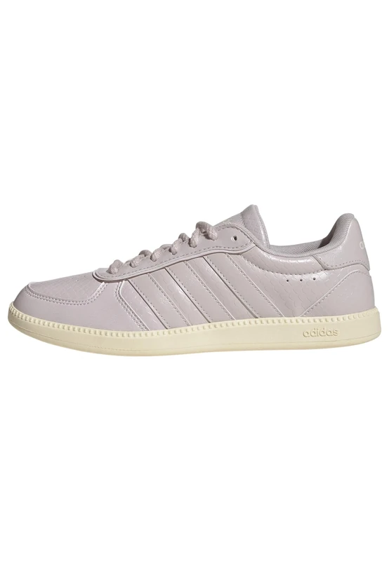 adidas Women's BREAKNET Sleek Shoes, ice Purple/ice Purple/Warm Vanilla, 9.5 UK