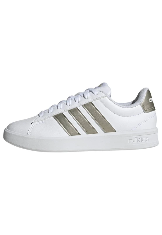 adidas Women's Grand Court 3.0 Shoes, FTWR White/Cyber met./FTWR White, 4.5 UK