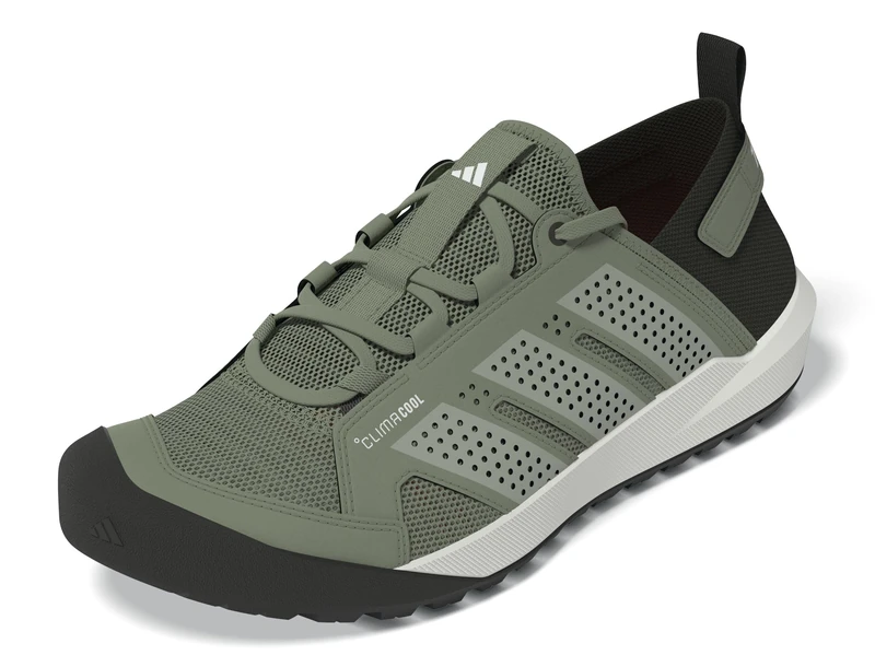 adidas Unisex Terrex Daroga Climacool Hiking Shoe, Tent Green/Halo Green/FTWR White, 6 UK