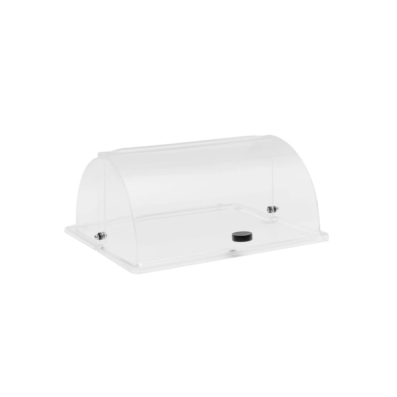 APS 11061 GN Roll Top Cover Suitable for 1/2 GN Containers, Easy to Open and Close, Black Die-Cast Zinc Handle, Made in Germany