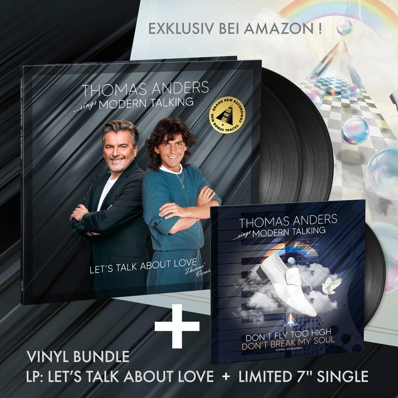 …sings Modern Talking: Let's Talk About Love (Amazon exklusiv 2LP, Ltd. Black 7 inch Single) [Vinyl LP] [VINYL]