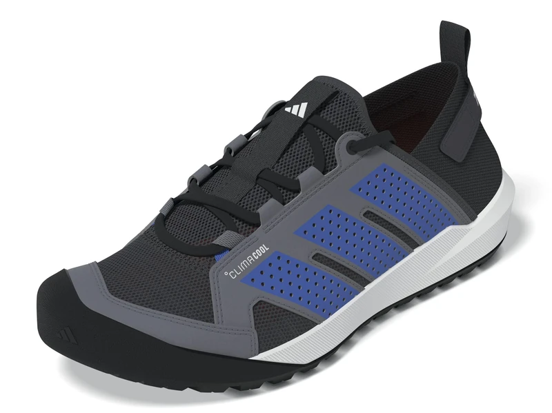 adidas Unisex Terrex Daroga Climacool Hiking Shoe, Grey Five/ray Blue/Grey Three, 13.5 UK