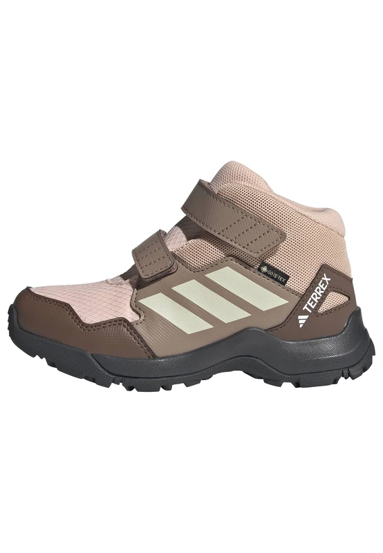 adidas Unisex Kids Terrex Skychaser Mid Gore-TEX Hiking Shoes Kids, Blush Pink/Off White/Chalky Brown, 2 UK