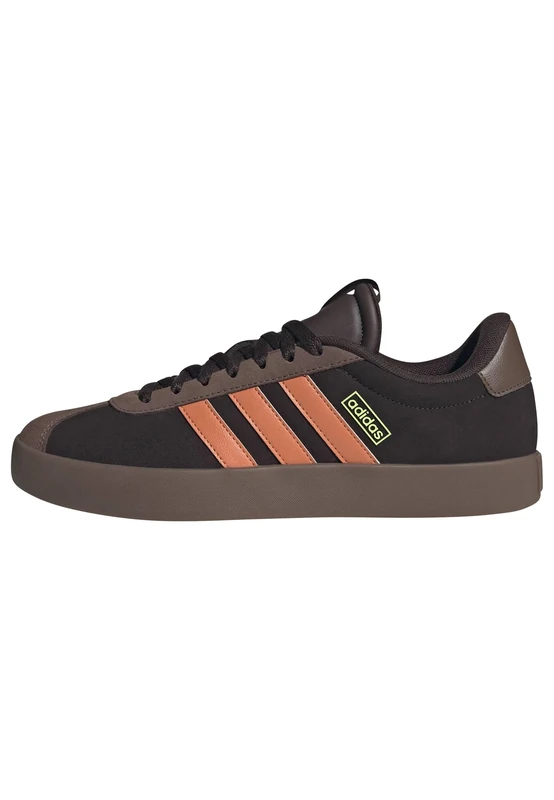 adidas Men's VL Court 3.0 Shoes, Aurora Coffee/Dusky Orange/Earth strata, 11.5 UK