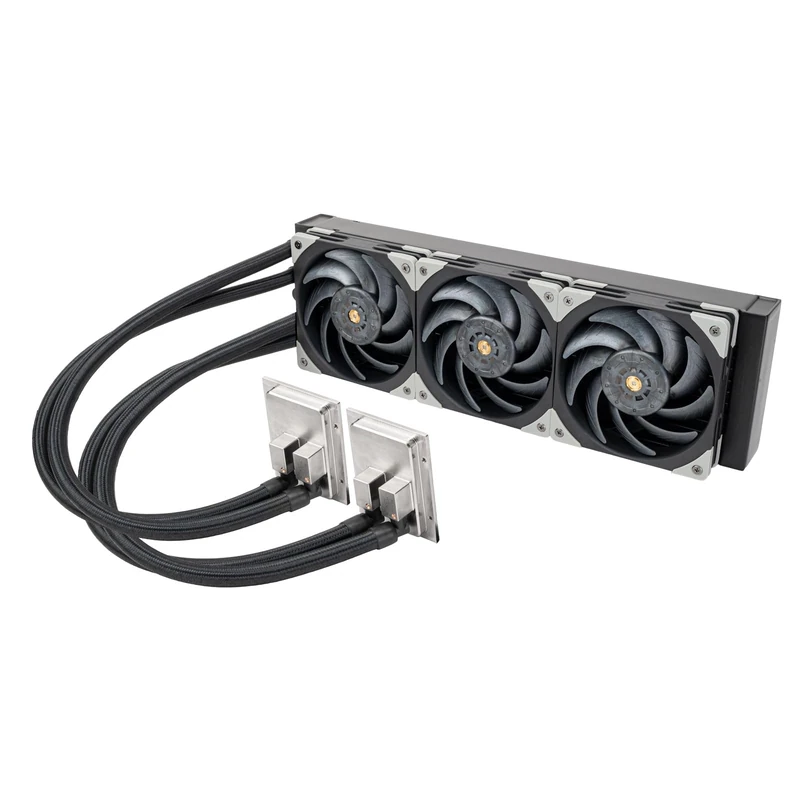 SilverStone Technology SST-XE360PDD, Advanced Triple 120 mm All-in-One Water Cooling with Dual Pumps and Dual CPU Blocks