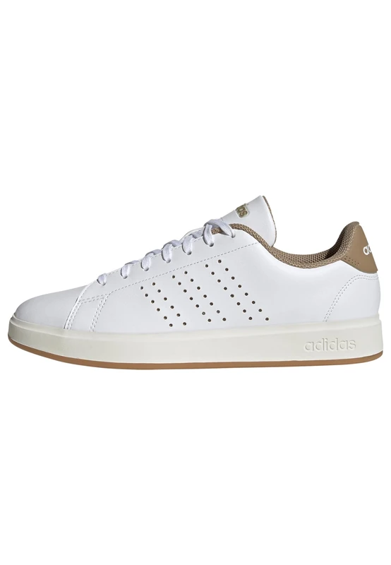 adidas Men's Advantage 2.0 Shoes, FTWR White/Cardboard/Off White, 10.5 UK