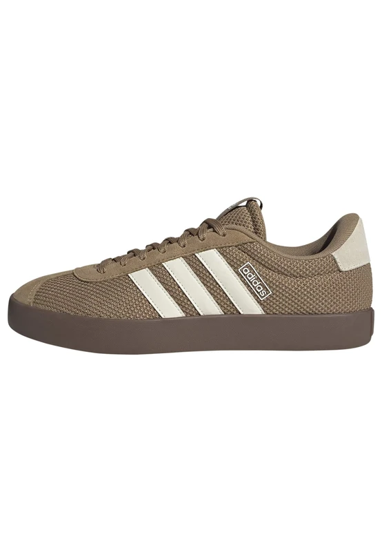adidas Men's VL Court 3.0 Shoes, Cardboard/Off White/GUM5, 3.5 UK