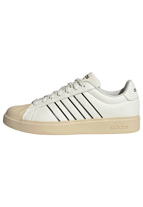 adidas Men's STREETTALK Shoes, Off White/Off White/Sand strata, 13.5 UK