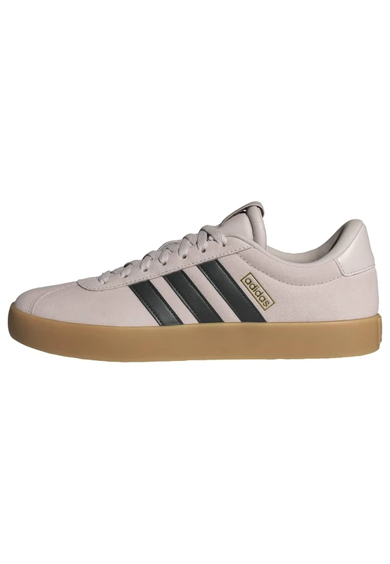adidas Men's VL Court 3.0 Shoes, Putty Mauve/core Black/Gold met., 4.5 UK