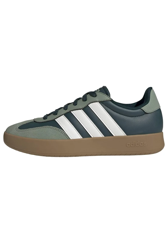 adidas Men's BARREDA Shoes, Aurora Ivy/core White/Silver Green, 10 UK